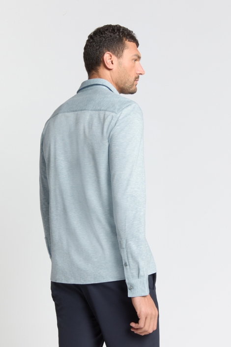 NO-EXCESS shirt jersey melange stretch